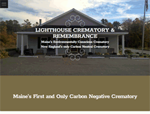 Tablet Screenshot of cremationmaine.com